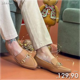 Mocassim Vizzano Fecho Metálico Caramelo 1351.106.7286