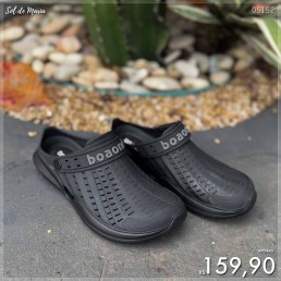 Babuche Boa Onda Flow Masc Preto/Preto 2140.131.101