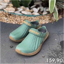 Babuche Boa Onda Flow Masc Selva/Crepe 2140.131.104
