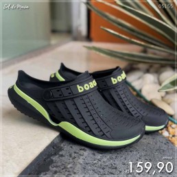 Babuche Boa Onda Flow Masc Preto/Siciliano 2140.220.101