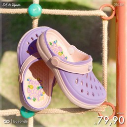 Babuche Boa Onda Easy Kids Eva Lilas/Rose Nude 2402.211.001