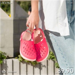 Babuche Boa Onda Easy Goiaba/Rosa Nude 2402.210.001