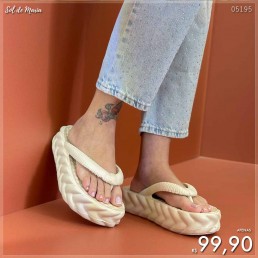 Rasteira Corda Jardel Off White