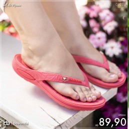 Rasteira Boa Onda Lilly Like Goiaba/Like 1319.256.002