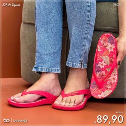 Rasteira Boa Onda Lilly Tropical Goiaba/Tropical 1319.257.003