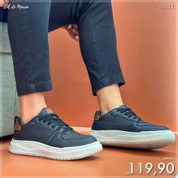 Tênis Confort Way Casual Preto 902401.10