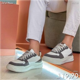 Tênis Confort Way Casual Grafite 902401.175