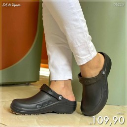 Babuche Sticky Shoes Anti. Preto