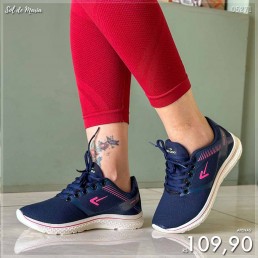 Tênis Box200 Jogger Marinho/Pink BX2410.2009