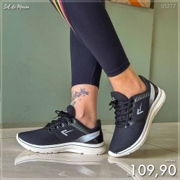 Tênis Box200 Jogger Preto/Branco BX2410.2020
