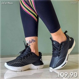 Tênis Box200 Jogger Preto/Branco BX2521.2020