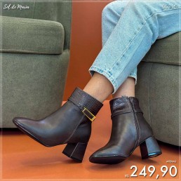 Bota Vizzano Detalhes Croco Caramelo 3098.104