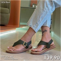 Sandália Modare Elástico Floather Verde 7141.141