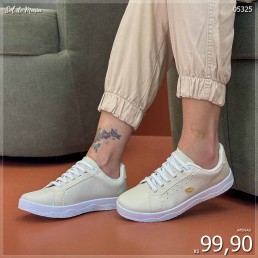 Tênis Mendii Casual Creme/Branco MDI71.1784