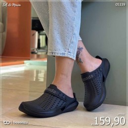 Babuche Boa Onda Flow Preto/Preto 2140.131.001