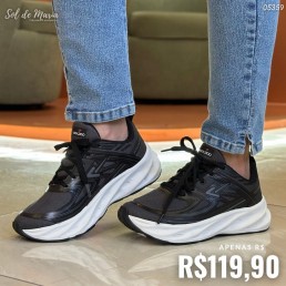 Tênis Box200 Jogger Preto/Branco BX2591.2020