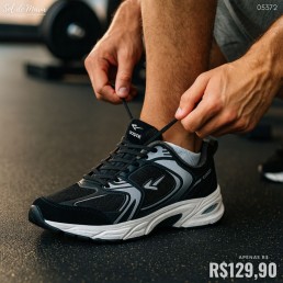 Tênis Box200 Jogger Off/Preto/Grafite BX2555