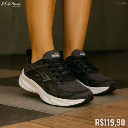 Tênis Box200 Jogger Off/Preto/Branco BX2591