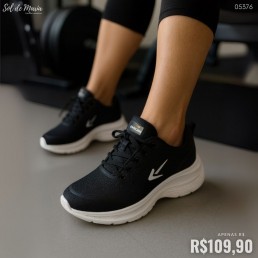 Tênis Box200 Jogger Off/Preto/Branco BX2508