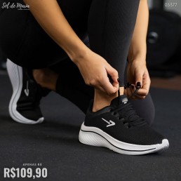 Tênis Box200 Jogger Preto/Branco BX2510