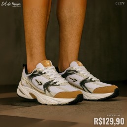 Tênis Box200 Jogger Off/Branco/Bege BX2555