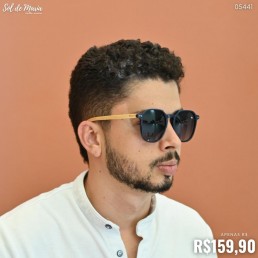 Óculos Soulthy Masculino Preto Polarizado Tsm3178