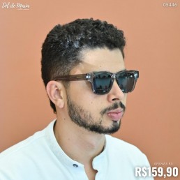 Óculos Soulthy Masculino Marrom Polarizado Tsm3153