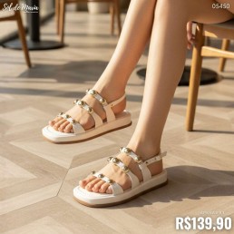 Sandália Akazzo Off White 4164TE