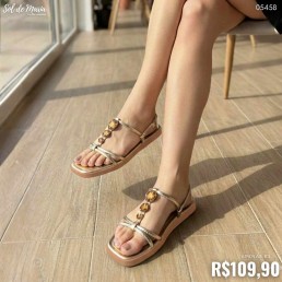 Sandália Akazzo Ouro 4160XE