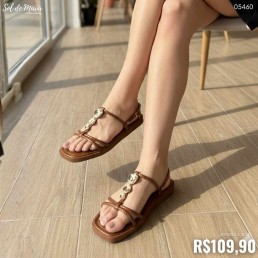 Sandália Akazzo Marrom 4160XE