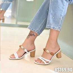 Tamanco Vizzano Salto Off White 6262.1035