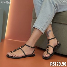 Sandália Vizzano Pedras Preto 6235.1721